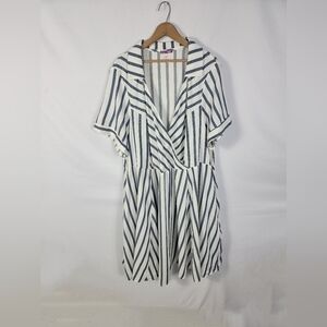 Women's 4X Ixia striped dress